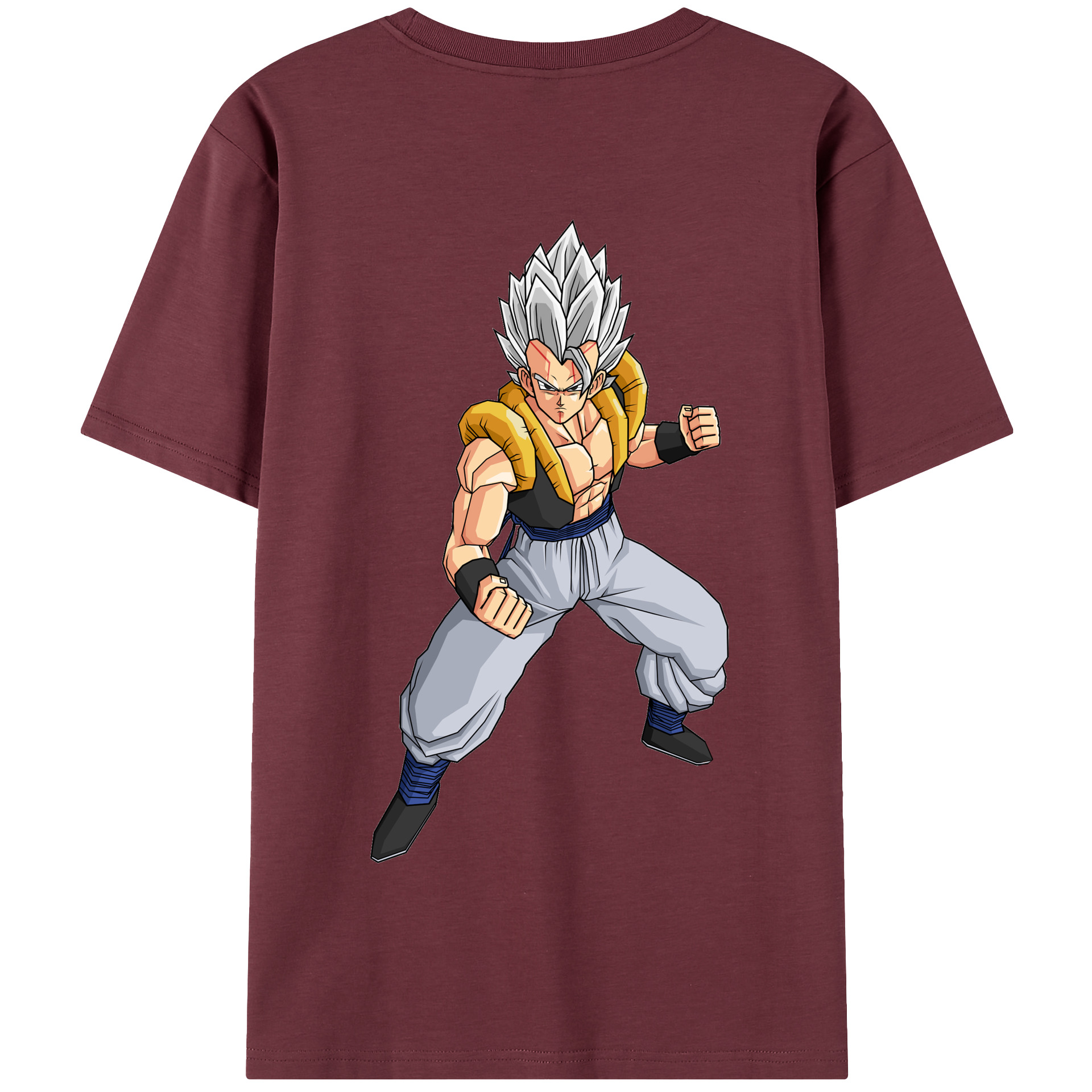 （画像用） ドラゴンボール ベジータ四世（Bejīta Yonsei）DRAGON BALL Vegeta IV 綿100％半袖Tシャツ（背面プリント）